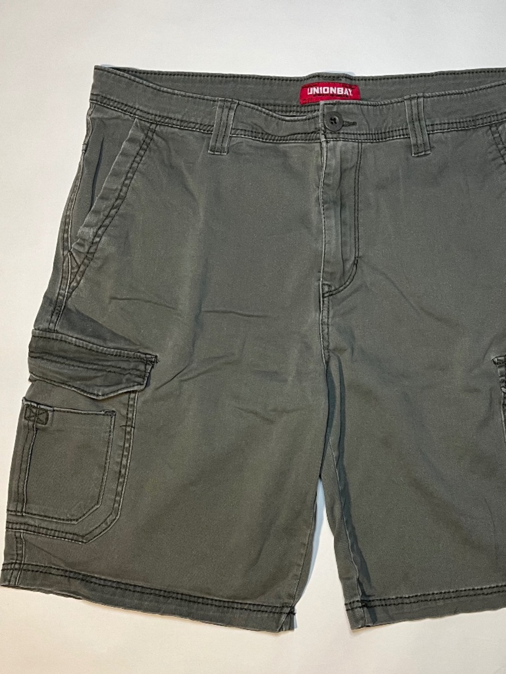 Gray Cargo Shorts Men Size 38